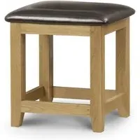 Mabli Dressing Table Stool - Waxed Oak