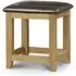 Mabli Dressing Table Stool - Waxed Oak