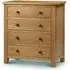Mabli Four Drawer Chest of Drawers - Waxed Oak