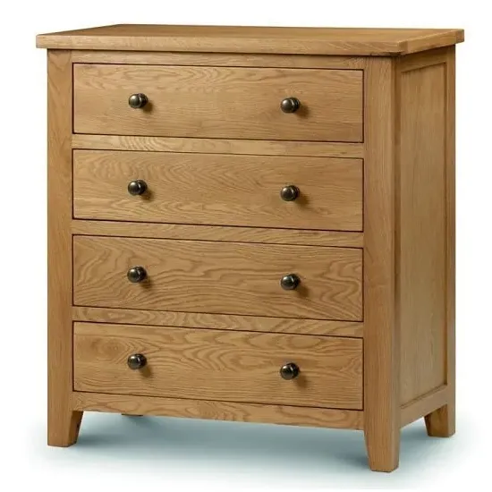 Mabli Four Drawer Chest of Drawers - Waxed Oak