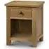 Mabli One Drawer Bedside Cabinet - Waxed Oak