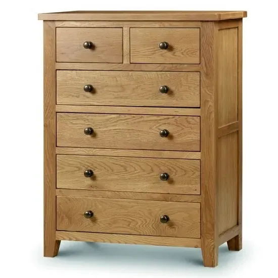 Mabli Tall Chest of Drawers - Waxed Oak