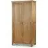 Mabli Two Door Wardrobe - Waxed Oak