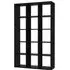 Mabon Bookcase with 15 Cubes - Black, MDF
