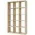 Mabon Bookcase with 15 Cubes - Sonoma Oak, MDF