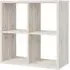 Mabon Bookcase with 4 Cubes - Sand Oak, MDF