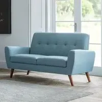 Macia 2-Seater Sofa - Blue, Linen