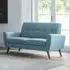 Macia 2-Seater Sofa - Blue, Linen