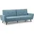Macia Sofa Bed with Split Back - Blue, Linen