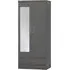 Mack 2 Door Wardrobe - Grey