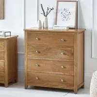 Macon 4 Drawer Chest - Oak