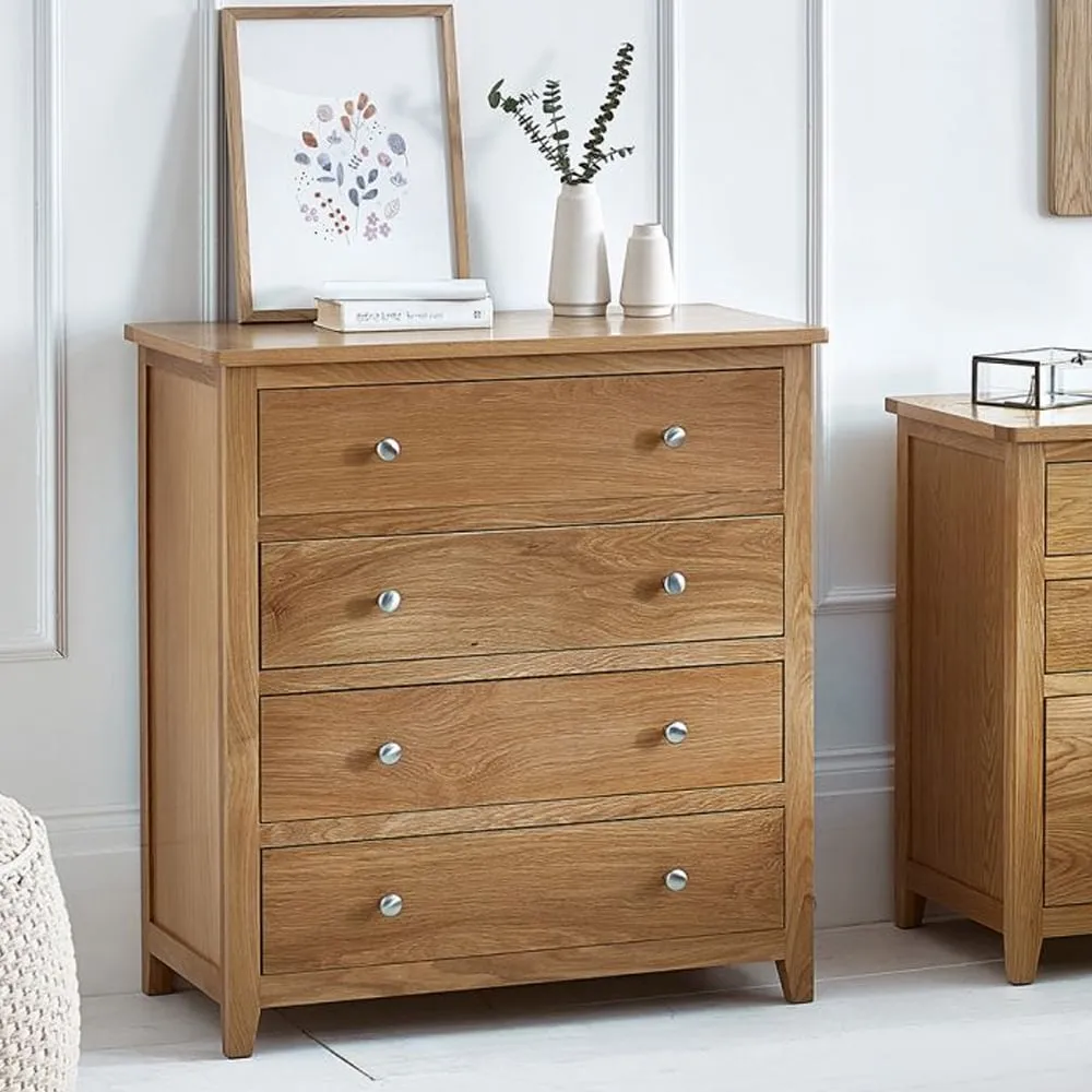 Macon 4 Drawer Chest - Oak image
