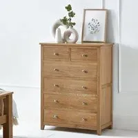 Macon 6 Drawer Chest - Oak