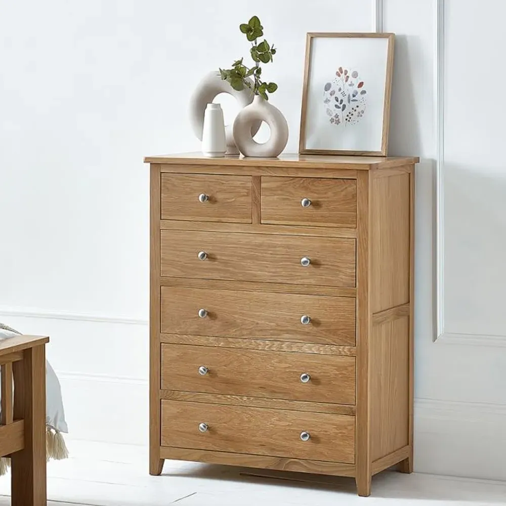 Macon 6 Drawer Chest - Oak