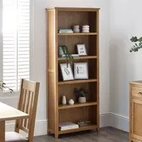 Macon Bookcase with 5 Shelves - Oak