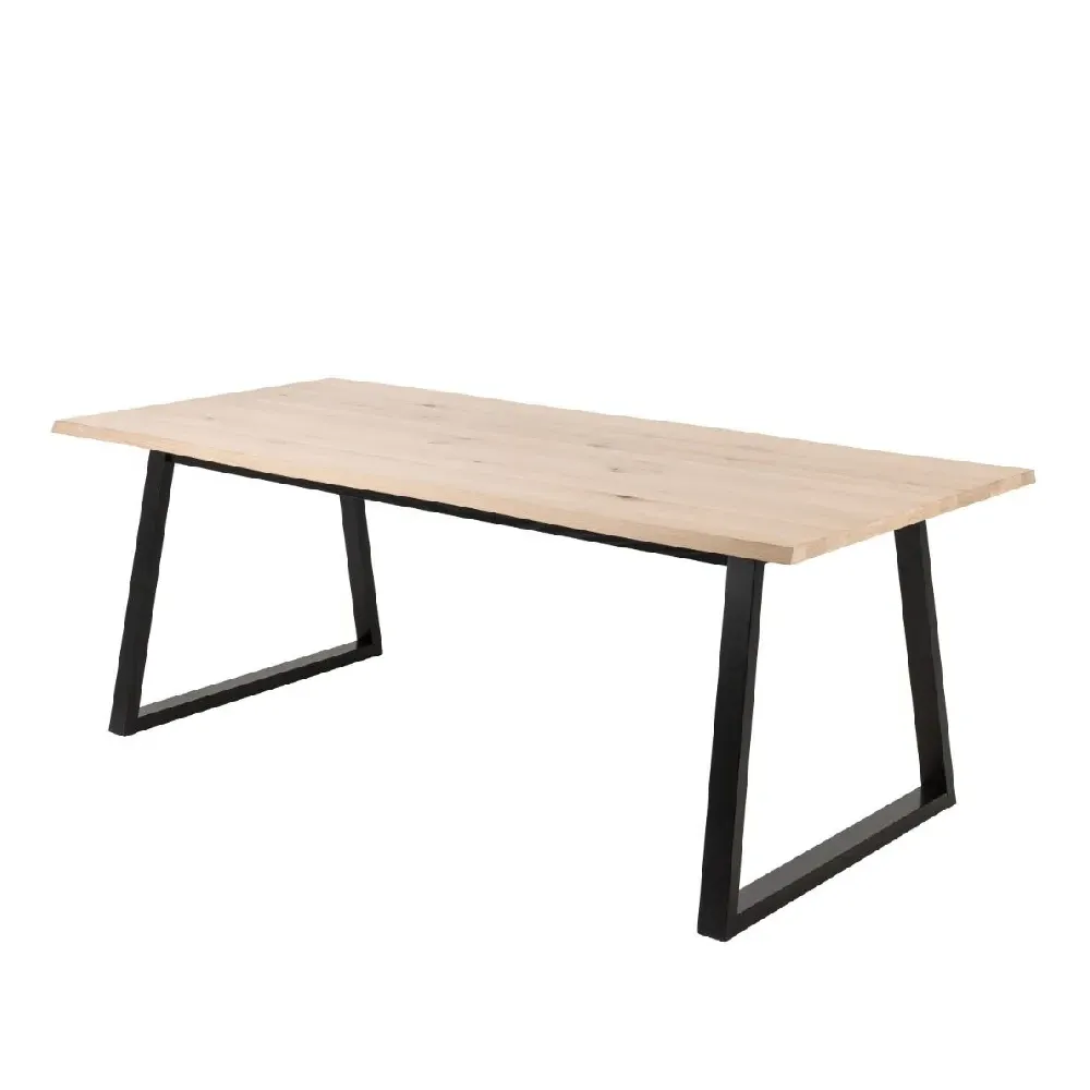 Macon Rectangular Dining Table - White, Oak