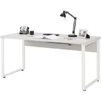 Macon Rectangular Laptop Desk - Platinum Grey