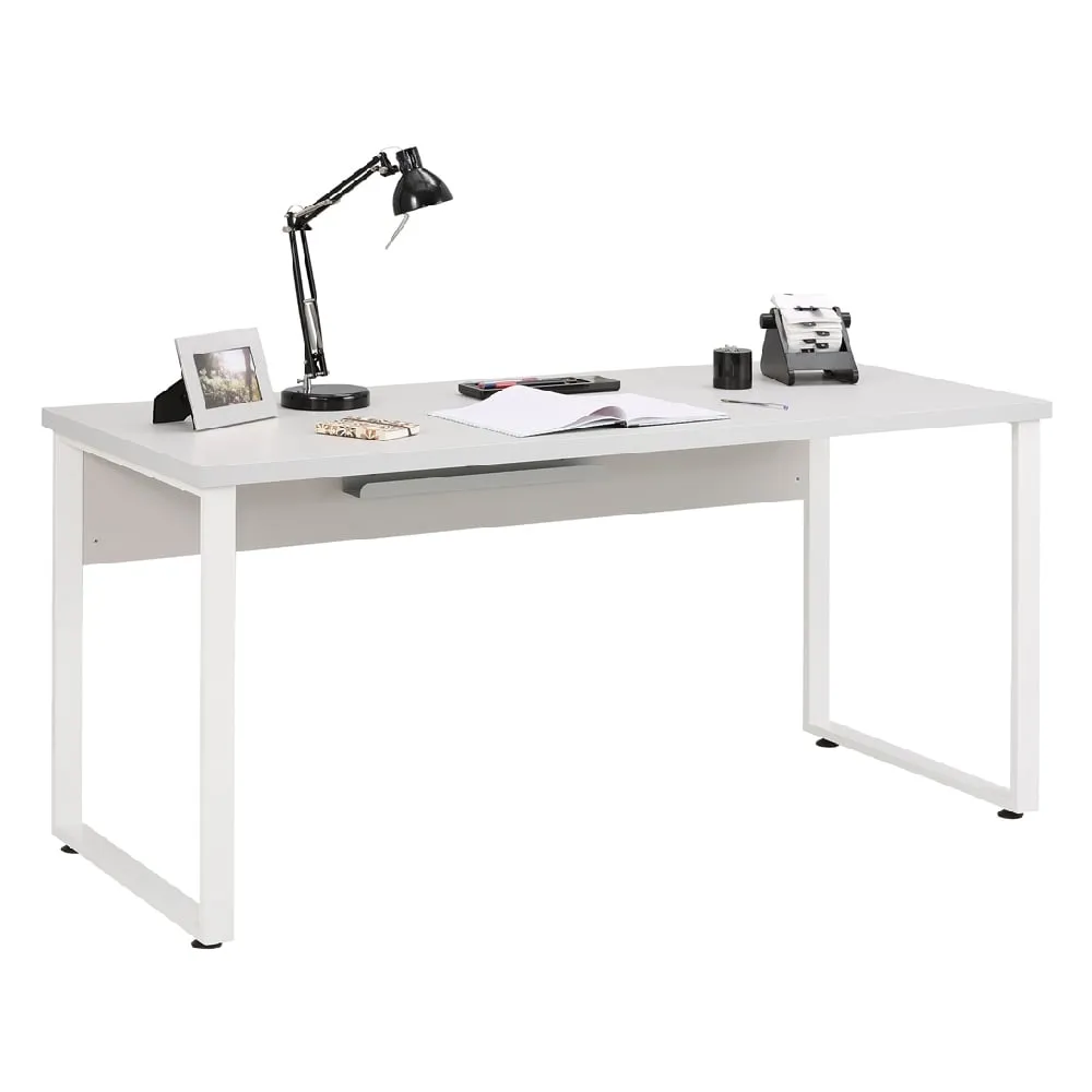 Macon Rectangular Laptop Desk - Platinum Grey image
