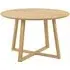 Macon Round Dining Table - Oak