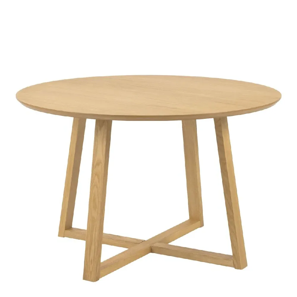 Macon Round Dining Table - Oak image