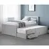 Macon Single Bed with Underbed and Drawers - Grey, Pine