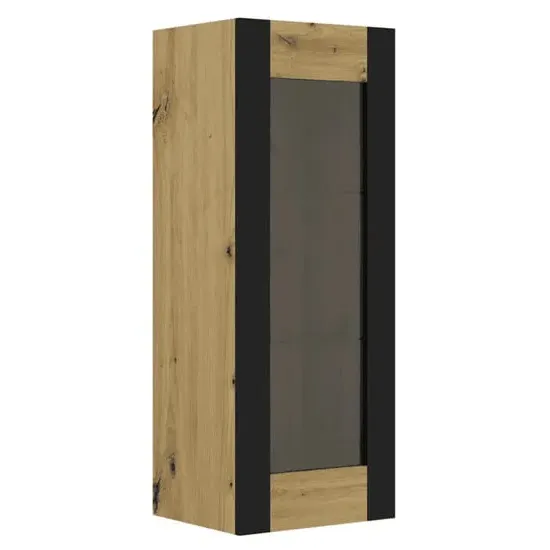 Macon Wall Display Cabinet with 1 Door - Artisan Oak