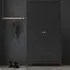 Macron 2-Door Wardrobe - Matt Black