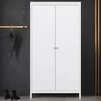 Macron 2-Door Wardrobe - White