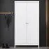 Macron 2-Door Wardrobe - White