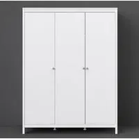 Macron 3-Door Wardrobe - White