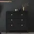 Macron 3 Drawer Chest - Matt Black