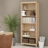 Macron 5-Shelf Bookcase - Oak