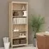 Macron 5-Shelf Bookcase - Oak