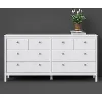 Macron 8 Drawer Chest - White