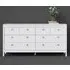 Macron 8 Drawer Chest - White