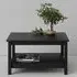 Macron Square Coffee Table - Black, Wood