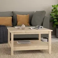 Macron Square Coffee Table - Oak