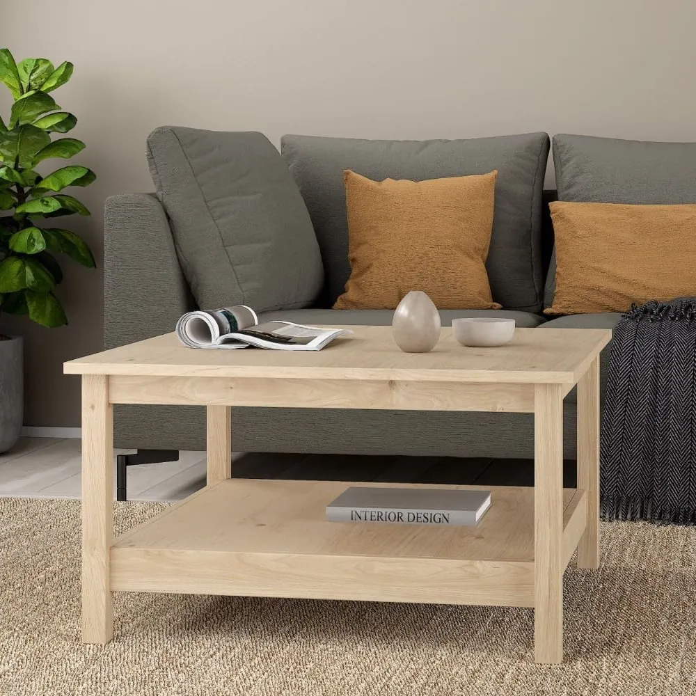 Macron Square Coffee Table - Oak image