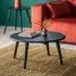 Maddux Round Coffee Table - Black, Wood