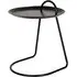 Madeleine Round Lamp Table - Black, Metal