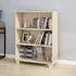 Madesh 3-Shelf Bookcase - Honey Brown, Pinewood