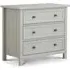 Madge 3-Drawer Chest of Drawers - Dove Grey
