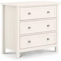 Madge 3-Drawer Chest of Drawers - White