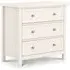 Madge 3-Drawer Chest of Drawers - White