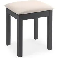 Madge Dressing Stool - Anthracite, Pine