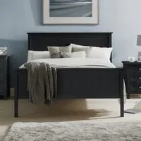 Madge Single Bed Frame - Anthracite, Pine