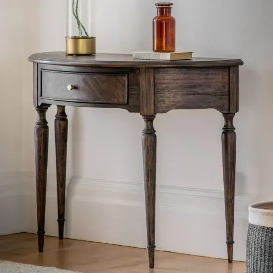 Madisen Console Table with 1 Drawer - Coffee