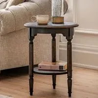 Madisen Round Side Table - Coffee