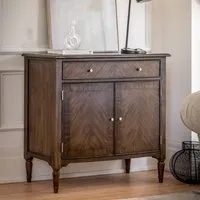 Madisen Sideboard with 2 Doors and 1 Drawer - Coffee, Mindi Wood alternate view