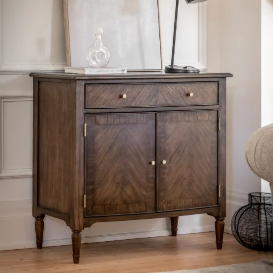 Madisen Sideboard with 2 Doors and 1 Drawer - Coffee, Mindi Wood product